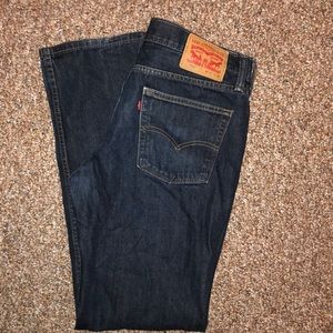 LEVI’S 514 32W 32L dark Denim jeans